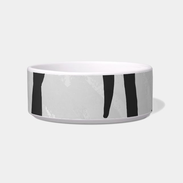 Tiger Black and White Print Napf (Rechts)