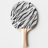 Tiger Black and White Print Tischtennis Schläger (Vorderseite)