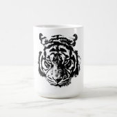 Tiger Black & White Pop Kunstmotivation Kaffeetasse (Mittel)