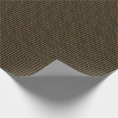 Tiger Black Wrapping Paper Geschenkpapier (Ecke)