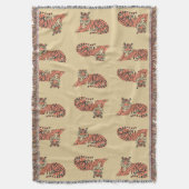 Tiger Blanket Decke (Vorderseite Vertikal)