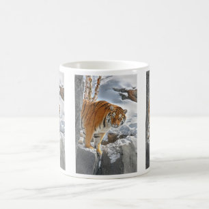 Tiger-Blicks-Tasse Kaffeetasse