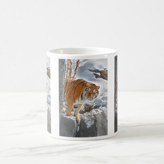 Tiger-Blicks-Tasse Kaffeetasse (Mittel)