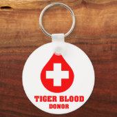 Tiger Blood Donor Schlüsselanhänger (Vorderseite)