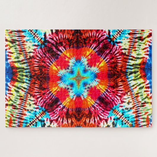 Tiger Blossom Dye Puzzle (Horizontal)