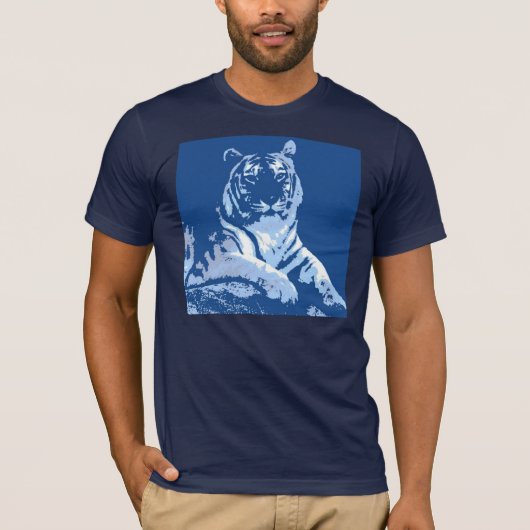 Tiger Blue T-Shirt (Vorderseite)