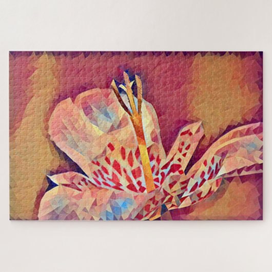 Tiger-Blume Puzzle (Horizontal)