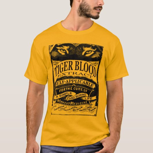 TIGER-BLUT-AUSZUG T-Shirt (Vorderseite)
