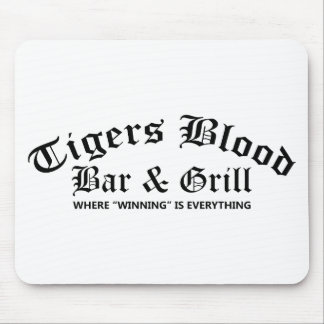 Tiger-Blut-Bar u. Grill Mousepad