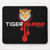 Tiger-Blut Mousepad (Vorne)