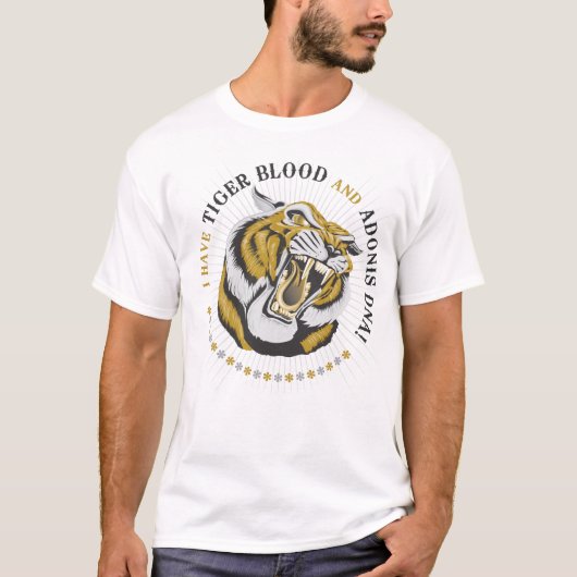 TIGER-BLUT-SHIRT T-Shirt (Vorderseite)