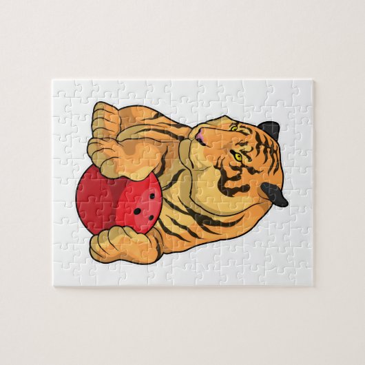 Tiger Bowling Bowling Puzzle (Horizontal)