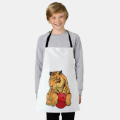 Tiger Bowling Bowling Schürze (Getragen)