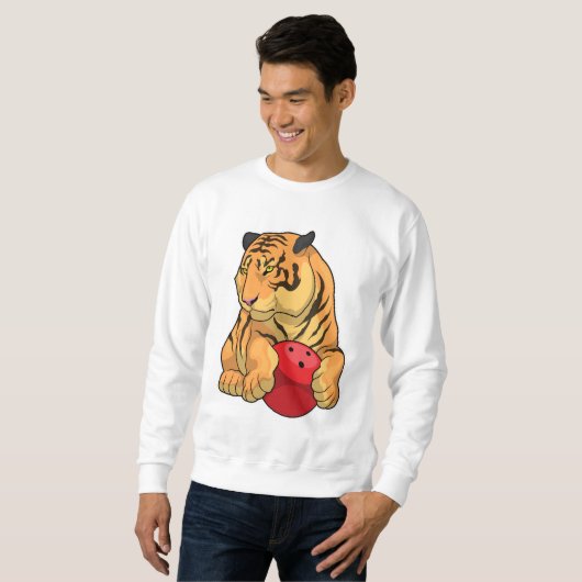 Tiger Bowling Bowling Sweatshirt (Vorne ganz)