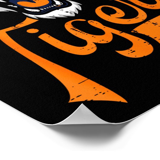 Tiger Boys Girls Teen Kids Men Youth Women Poster (Ecke)