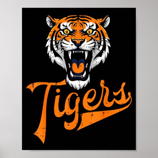 Tiger Boys Girls Teen Kids Men Youth Women  Poster (Vorne)
