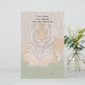 Tiger Briefpapier (Stehend Vorderseite)