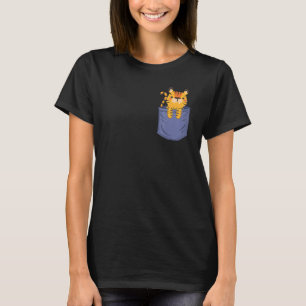 Tiger Brusttasche Raubkatze Sibirischer Tiger T-Shirt