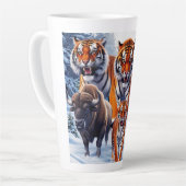 Tiger Buffalo Hund im Freien Milchtasse (Linke Ecke)