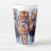 Tiger Buffalo Hund im Freien Milchtasse (Vorderseite)
