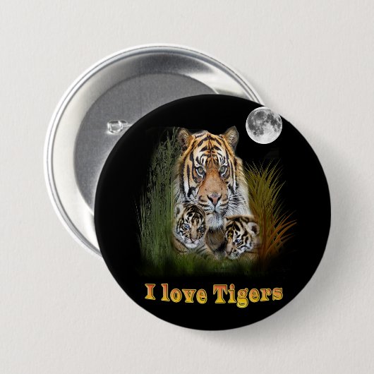 Tiger Button (Vorne & Hinten)