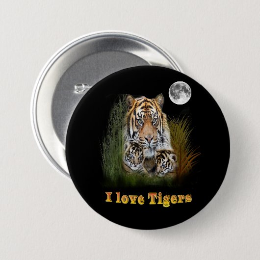 Tiger Button (Vorne & Hinten)