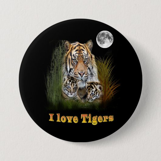 Tiger Button (Vorderseite)