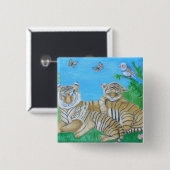 Tiger Button (Vorne & Hinten)