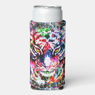 Tiger Can Cooler Abstrakt Art Tiger Can Cooler Selters Dosenkühler