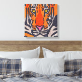 Tiger - Canvas Print Leinwanddruck (Insitu (Schlafzimmer))