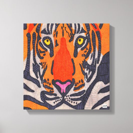 Tiger - Canvas Print Leinwanddruck (Vorderseite)