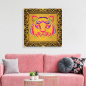 Tiger Canvas Print Leinwanddruck (Insitu (Wohnzimmer))