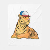 Tiger Cap Fleecedecke (Vorderseite)