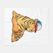 Tiger Cap Fleecedecke (Vorderseite (Horizontal))