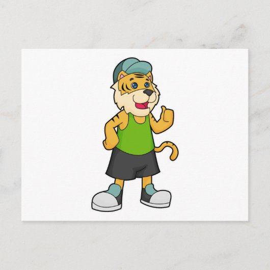 Tiger Cap Postkarte (Vorderseite)