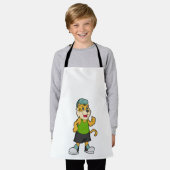 Tiger Cap Schürze (Getragen)