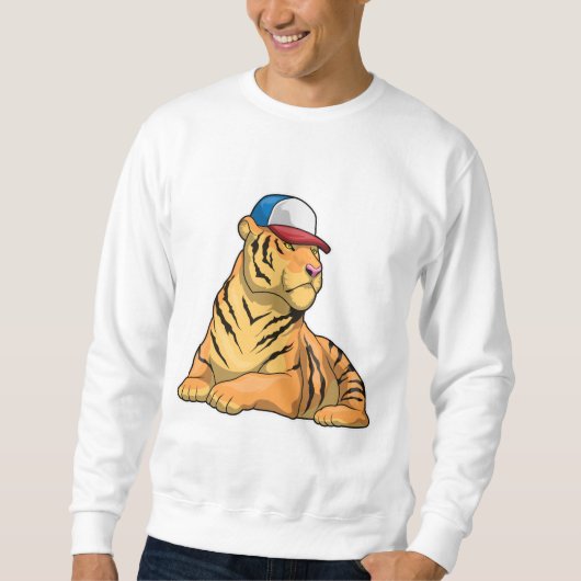 Tiger Cap Sweatshirt (Vorderseite)