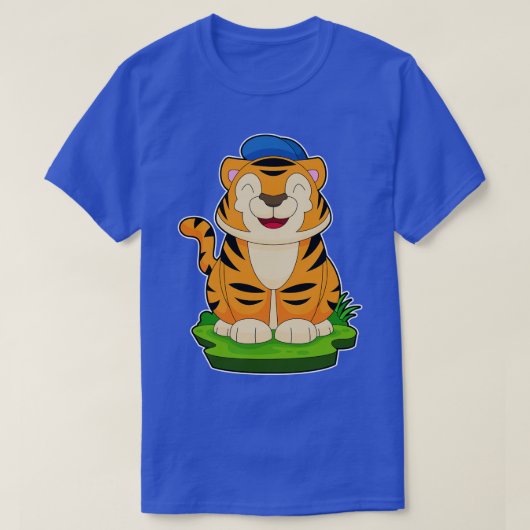 Tiger Cap T-Shirt (Design vorne)