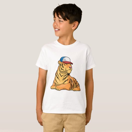 Tiger Cap T-Shirt (Vorne ganz)