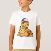 Tiger Cap T-Shirt (Vorderseite)