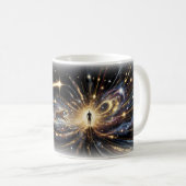 Tiger Car Cosmic Vortex Starfield Power Tasse (VorderseiteRechts)