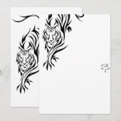 Tiger Cards Einladung (Vorne/Hinten)
