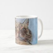 Tiger Cat Illustration Design Kaffeetasse (VorderseiteRechts)
