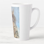 Tiger Cat Illustration Design Milchtasse (Rechts)