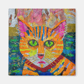 Tiger Cat Magnet (Vorne)