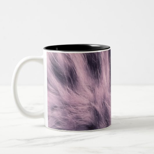 Tiger Cat Pattern Zwei-Tonen-Tasse Zweifarbige Tasse (Links)