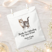 Tiger Cat Pet Hochzeit Vollfarbe Geschenktütchen (Ausgeschnitten)