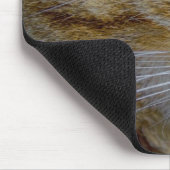 Tiger Cat Portrait Mousepad (Ecke)