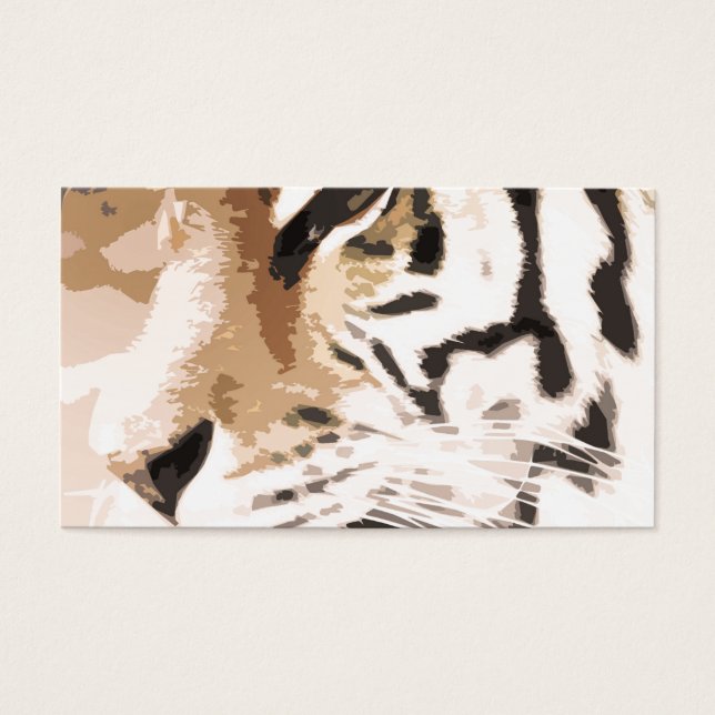 Tiger Cat Print personalize Anniversale (Vorderseite)