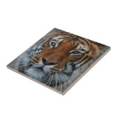 Tiger Cat Stripes Jungle Mist Animal Fliese (Seite)